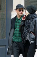 LUCY BOYNTON and Rami Malek Out Shopping in New York 01/21/2020