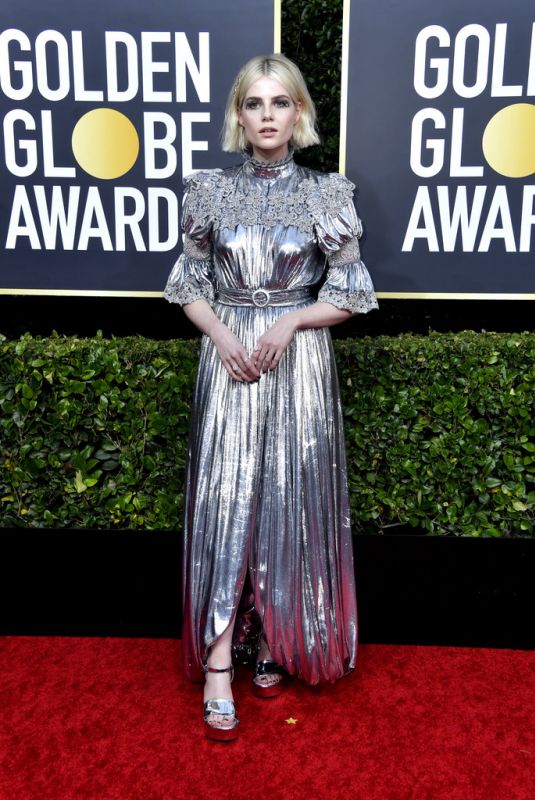 LUCY BOYNTON at 77th Annual Golden Globe Awards in Beverly Hills 01/05/2020