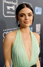 LUCY HALE at 25th Annual Critics Choice Awards in Santa Monica 01/12/2020