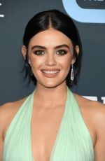 LUCY HALE at 25th Annual Critics Choice Awards in Santa Monica 01/12/2020