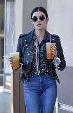 LUCY HALE at a Coffee Bean in Studio City 01/03/2020