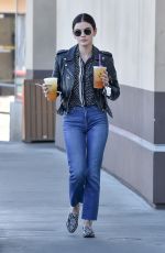 LUCY HALE at a Coffee Bean in Studio City 01/03/2020