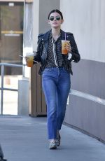 LUCY HALE at a Coffee Bean in Studio City 01/03/2020