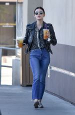 LUCY HALE at a Coffee Bean in Studio City 01/03/2020