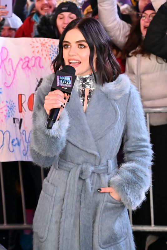 LUCY HALE at Dick Clark’s New Year’s Rocking’ Eve with Ryan Seacrest 2020 Hollywood Party 12/31/2019