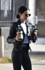 LUCY HALE Heading to a Gym in Studio City 01/03/2020