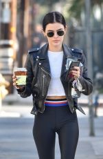 LUCY HALE Heading to a Gym in Studio City 01/03/2020