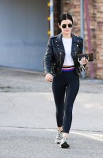 LUCY HALE Heading to a Gym in Studio City 01/03/2020