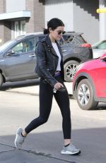 LUCY HALE Heading to a Gym in Studio City 01/03/2020