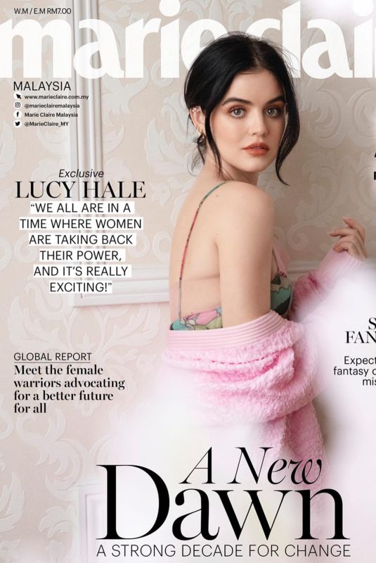 LUCY HALE in Marie Claire Magazine, Malaysia February 2020