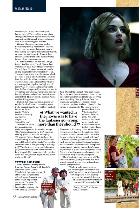 LUCY HALE in SFX Magazine, February 2020