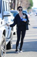 LUCY HALE Out and About in Los Angeles 01/12/2020