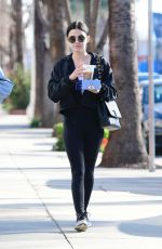 LUCY HALE Out and About in Los Angeles 01/12/2020