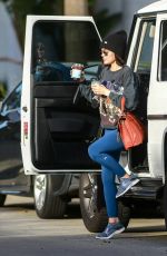 LUCY HALE Out for Coffee in Los Angeles 01/02/2020