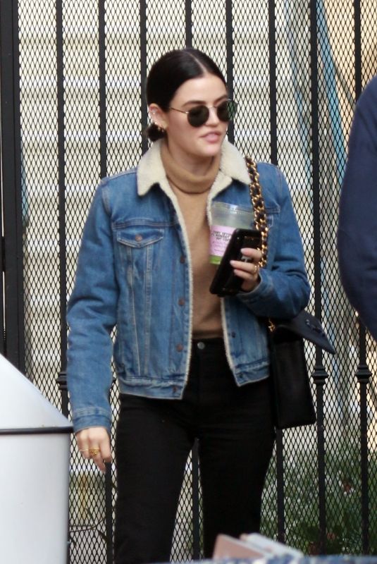 LUCY HALKE Out for Coffee at Alfred Coffee in Studio City 01/11/2020