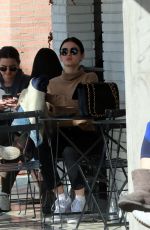 LUCY HALKE Out for Coffee at Alfred Coffee in Studio City 01/11/2020