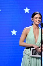 LUCYE HALE and ASHLEIGH MURRAY Speak at 25th Annual Critics Choice Awards in Santa Monica 01/12/2020