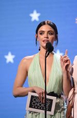 LUCYE HALE and ASHLEIGH MURRAY Speak at 25th Annual Critics Choice Awards in Santa Monica 01/12/2020