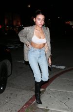 MADISON BEER at Nice Guy in West Hollywood 01/20/2020