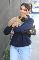 MADISON BEER Out with Her Dog in West Hollywood 01/14/2020