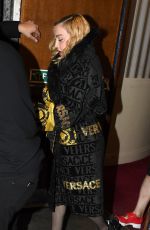 MADONNA Leaves the Madame X Tour at the London Palladium 01/29/2020