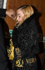 MADONNA Leaves the Madame X Tour at the London Palladium 01/29/2020