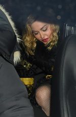MADONNA Leaves the Madame X Tour at the London Palladium 01/29/2020