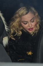 MADONNA Leaves the Madame X Tour at the London Palladium 01/29/2020