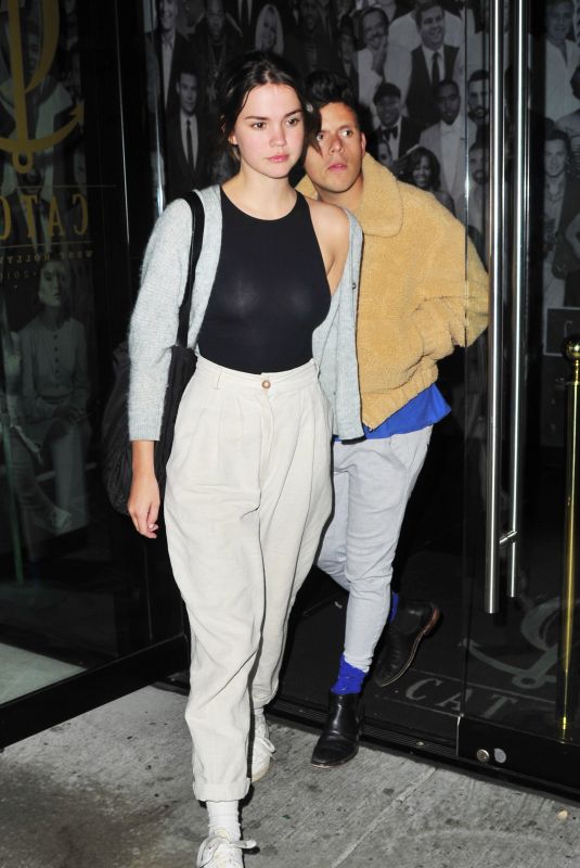 MAIA MITCHELL and Rudy Mancuso at Catch LA in West Hollywood 01/12/2020
