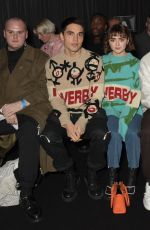 MAISIE WILLIAMS at Charles Jeffrey Loverboy Show at London Fashion Week 01/04/2020