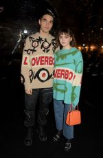 MAISIE WILLIAMS at Charles Jeffrey Loverboy Show at London Fashion Week 01/04/2020