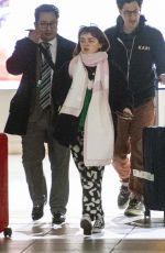 MAISIE WILLIAMS at Heathrow Airport in London 01/30/2020