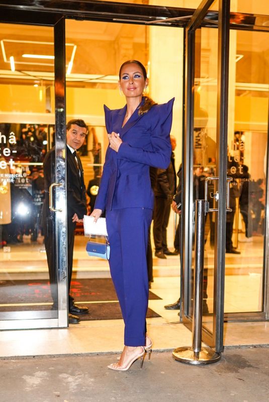 MALIKA MENARD Leaves Jean Paul Gaultier Fashion Show in Paris 07/03/2019