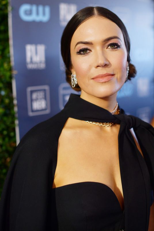 MANDY MOORE at 25th Annual Critics Choice Awards in Santa Monica 01/12/2020