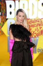 MARGOT ROBBIE at Birds of Prey Premiere in London 01/29/2020