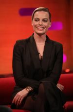 MARGOT ROBBIE at Graham Norton Show in London 01/30/2020