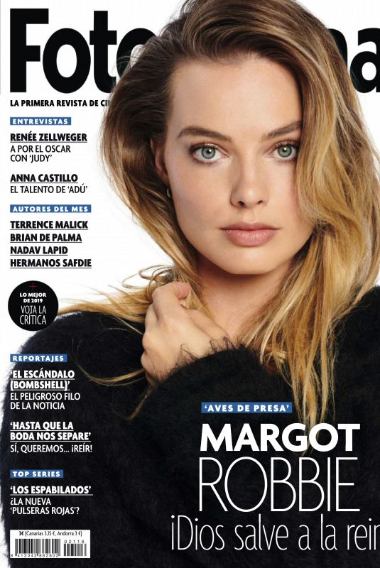 MARGOT ROBBIE in Fotograms Magazine, February 2020