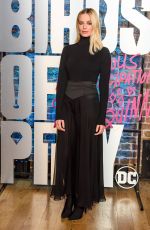 MARGOT ROBBIE, JURNEE SMOLLET-BELL and MARY ELIZABETH WINSTEAD at Birds of Prey Photocall at Harley Quinns Pop-up Roller Disco in London 01/28/2020