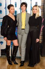 MARGOT ROBBIE, JURNEE SMOLLET-BELL and MARY ELIZABETH WINSTEAD at Birds of Prey Photocall at Harley Quinns Pop-up Roller Disco in London 01/28/2020