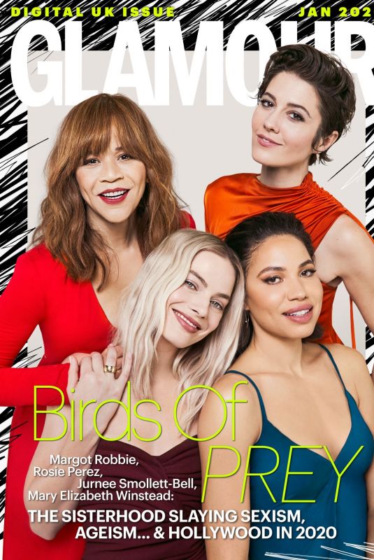 MARGOT ROBBIE, ROSIE PEREZ, JURNEE SMOLLETT-BELL and MARY ELIZABETH WINSTEAD in Glamour Magazine, UK January 2020