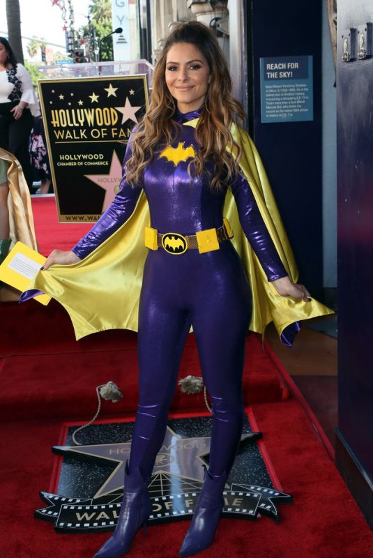 MARIA MENOUNOS at Burt Ward’s Hollywood Walk of Fame Ceremony 01/09/2020