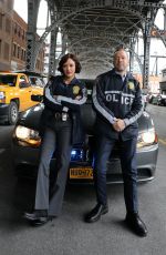 MARISA RAMIREZ on the Set of Blue Bloods in New York 01/09/2020