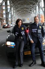 MARISA RAMIREZ on the Set of Blue Bloods in New York 01/09/2020