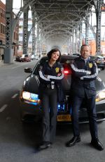 MARISA RAMIREZ on the Set of Blue Bloods in New York 01/09/2020