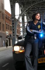 MARISA RAMIREZ on the Set of Blue Bloods in New York 01/09/2020