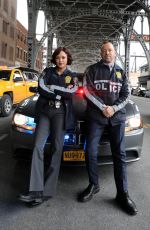 MARISA RAMIREZ on the Set of Blue Bloods in New York 01/09/2020
