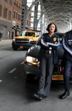 MARISA RAMIREZ on the Set of Blue Bloods in New York 01/09/2020