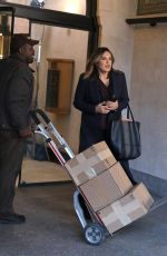 MARISKA HARGITAY on the Set of Law and Erder: SVU in New York 01/13/2020