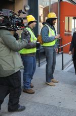 MARISKA HARGITAY on the Set of Law and Erder: SVU in New York 01/13/2020