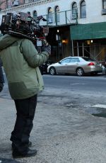 MARISKA HARGITAY on the Set of Law and Erder: SVU in New York 01/13/2020